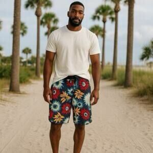 Mossimo Supply Co. Men’s Floral Print Board Shorts in Size 30 NWOT.